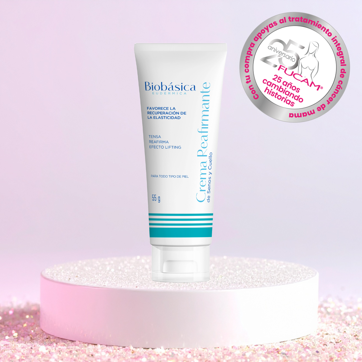 Crema reafirmante para cuello y escote