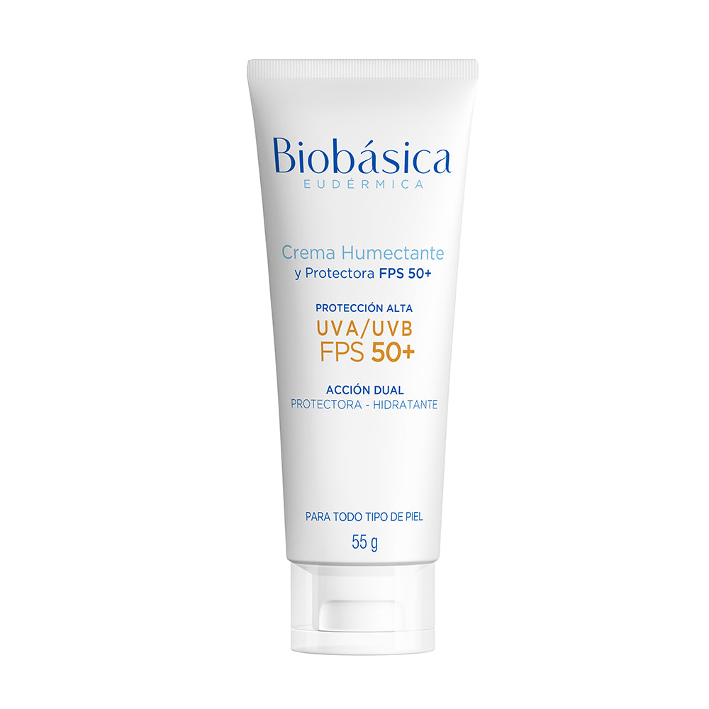 Crema humectante y protectora con color FPS 50+