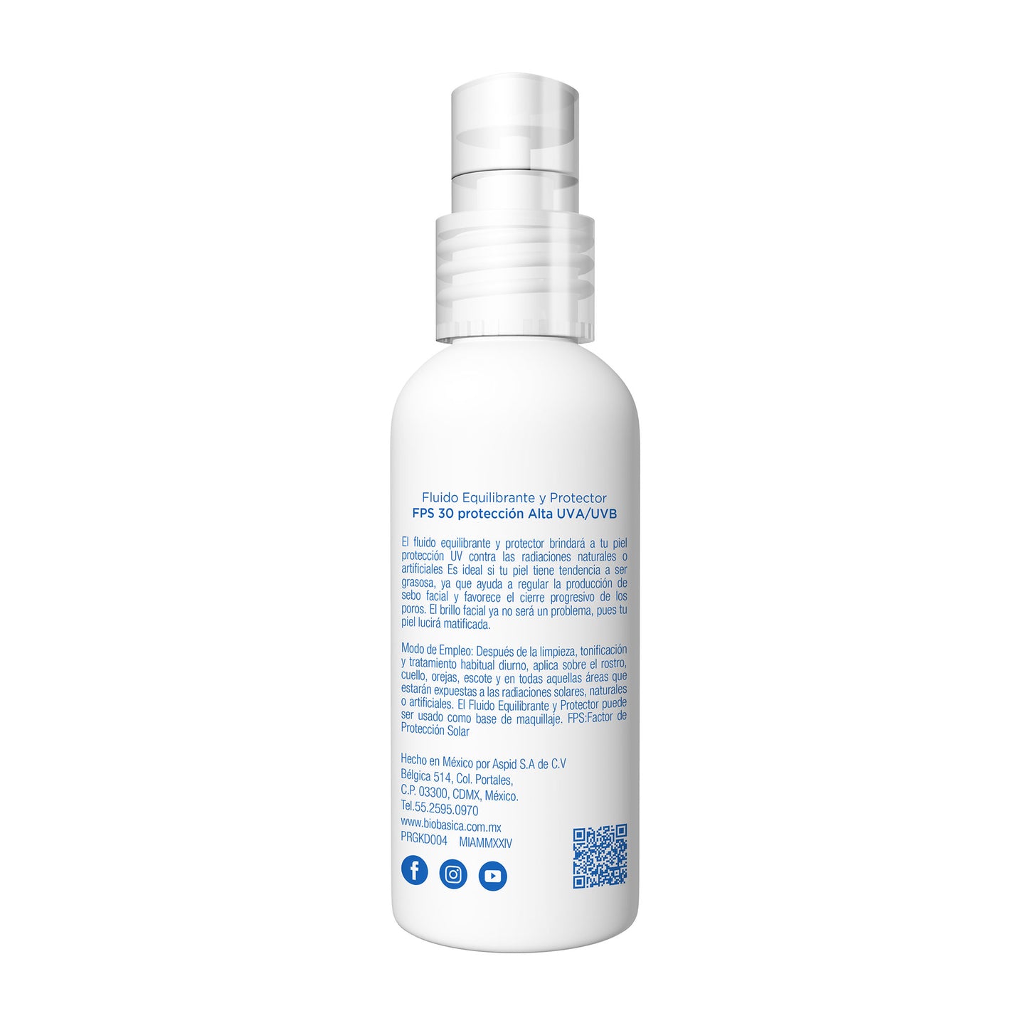 Fluido equilibrante y protector FPS 30