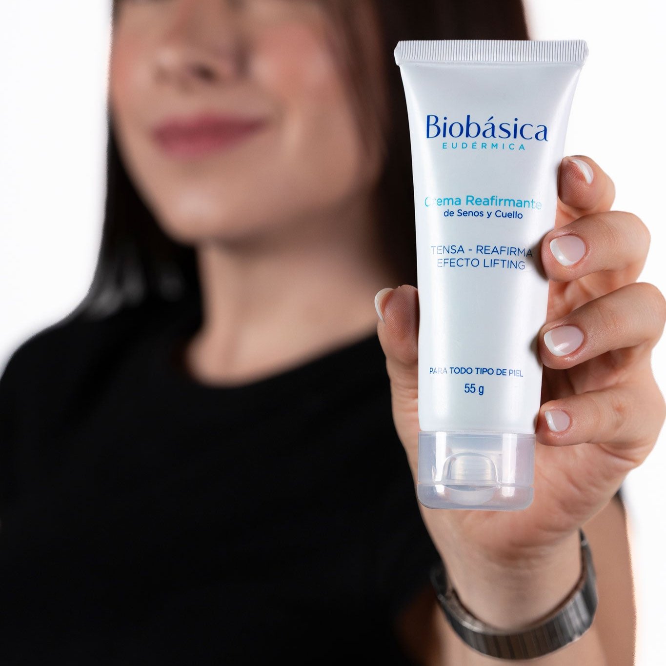 Crema reafirmante para cuello y escote