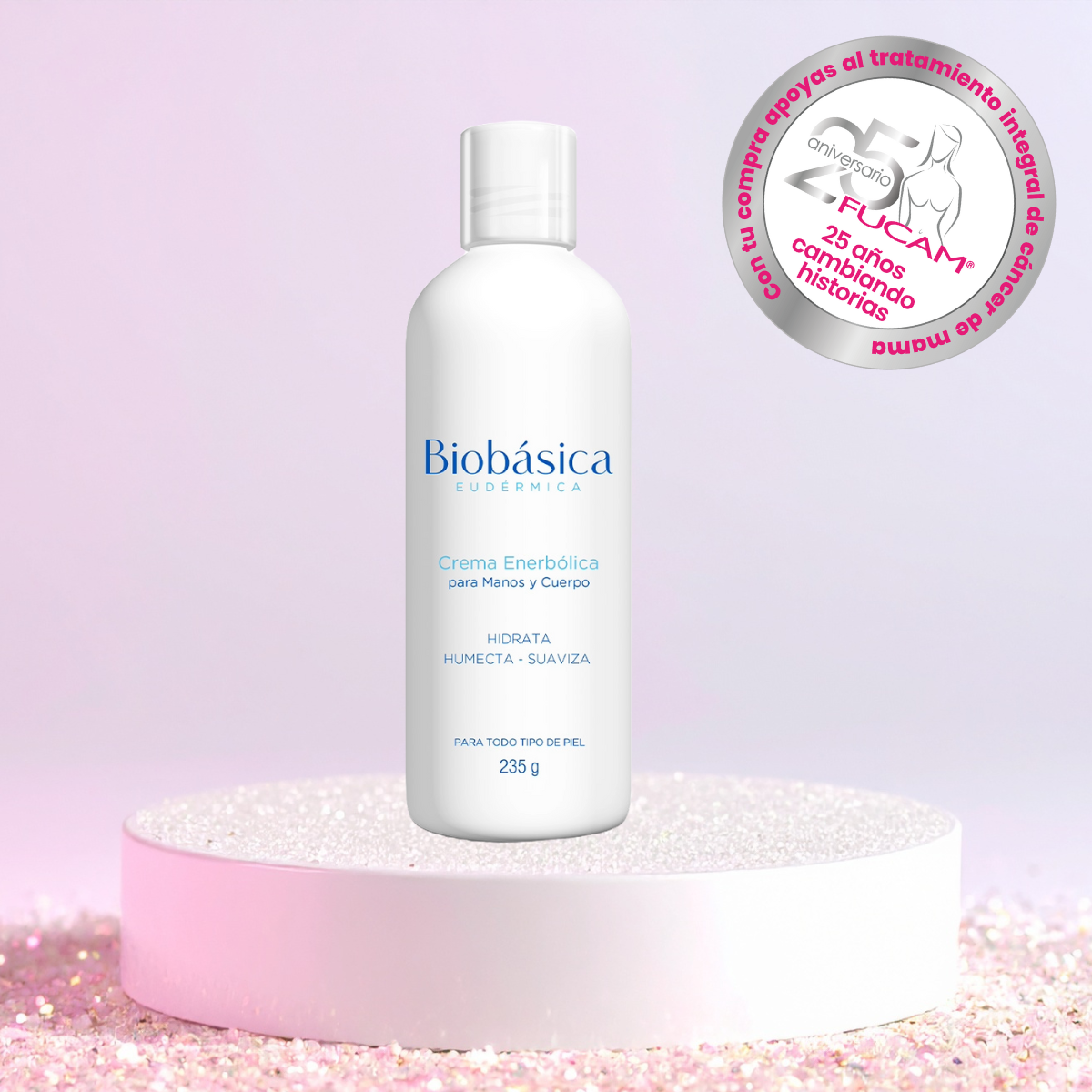 Crema enerbólica para manos y cuerpo