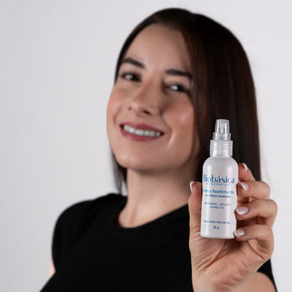 Crema reafirmante con efecto aclarador