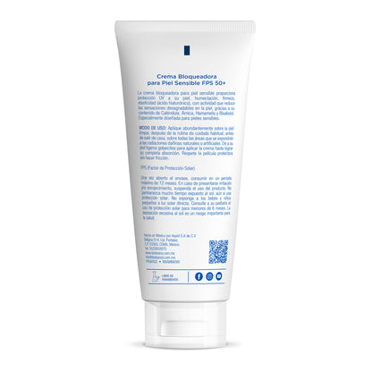 Crema bloqueadora para piel sensible FPS 50+